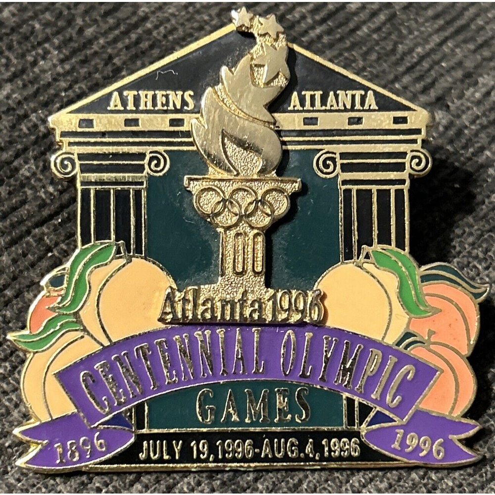 RARE 1996 ATLANTA ATHENS Olympic Games Pin Centennial July 19, 1996 to August 4